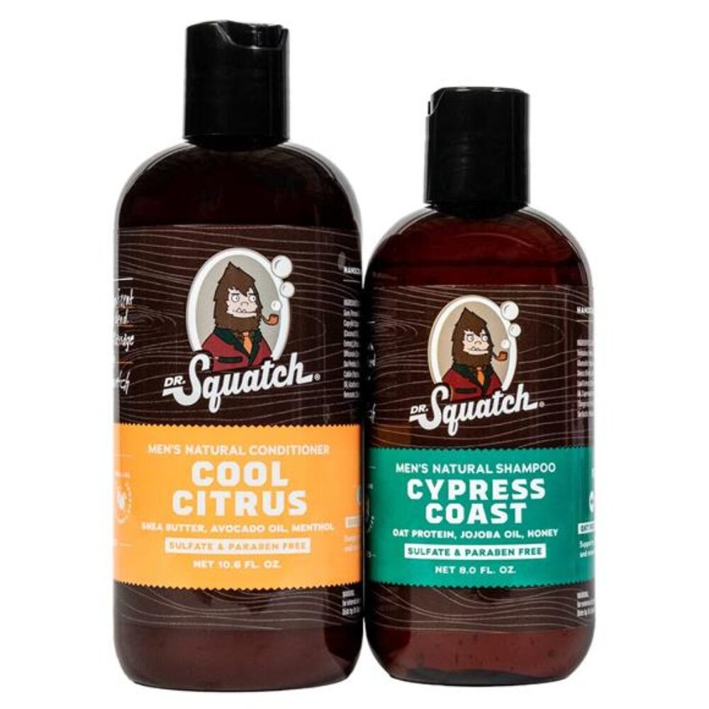 Natural Hair Bundle for Men - Healthy, Full Looking Hair - Cypress Coast Shampoo